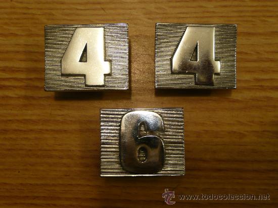 Voitures et Motocyclettes: numeros metalicos