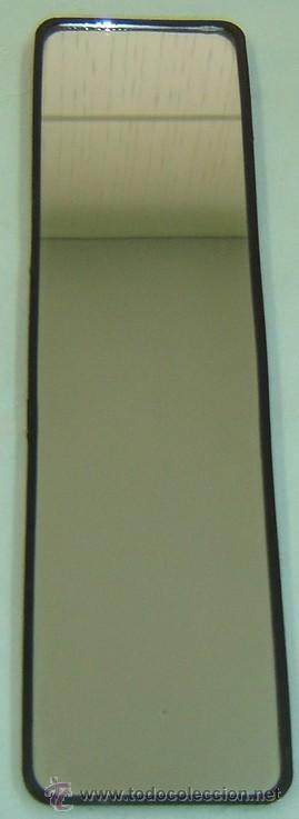 Automobili e Motociclette: ESPEJO RETROVISOR ANTIGUO PARA CARAVANA CON ELASTICOS TRASEROS PARA SUJETAR MED.26*7 CMS.