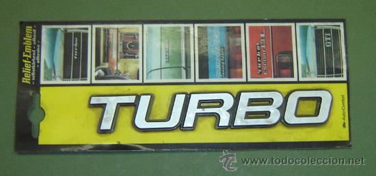 Coches y motocicletas: PLACA DE COCHE TURBO - Foto 1