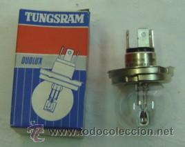 Autos und Motorr&auml;der: BOMBILLA PARA FARO DE COCHE MARCA TUNGSRAM-DUOLUX- 12V 45/40W-CON CAJA ORIGINAL- MEDIDA 7*4 CMS.