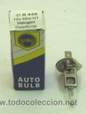 Autos und Motorr&auml;der: BOMBILLA HALOGENA PARA COCHE  MARCA RING-R 448 -12V 55W H1-CON CAJA ORIGINAL -MEDIDA 5,5*2 CMS.