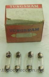 Automobili e Motociclette: CONJUNTO DE 4 BOMBILLAS PARA COCHE MARCA TUNGSRAM - 24V 5W  7552- CON CAJA ORIGINAL- MEDIDA 3,6 CMS.