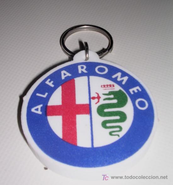 Voitures et Motocyclettes: LLAVERO ALFA-ROMEO - `TALLERES NACO&acute; (BADALONA) ; ORIGINAL PRINCIPIOS A&Ntilde;OS 90; ESTRENAR