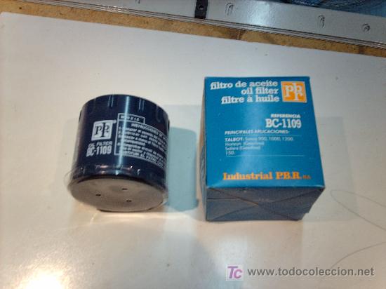 Coches y motocicletas: FILTRO ACEITE TALBOT - Foto 1