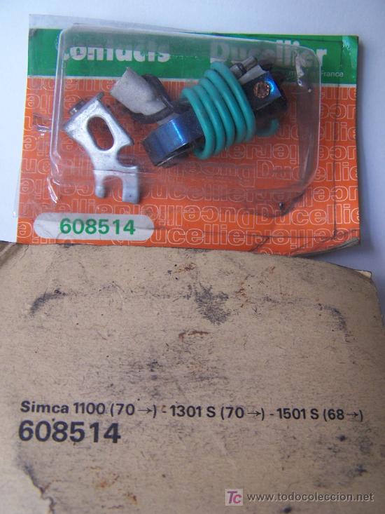 Automobili e Motociclette: Platinos Ducellier, ref. 608514 producto nuevo.Simca1100 (70adelant) 1301 S(70adelant)y 1501S(68