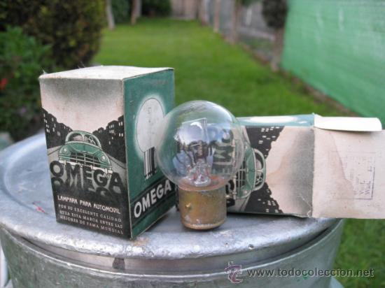Automobili e Motociclette: BOMBILLAS DE FOCOS DELANTEROS DE COCHES MARCA OMEGA APROX 1960 - VARIAS DISPONIBLES CORREOS 2.9&euro;