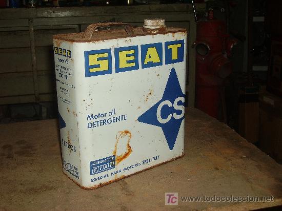 Automobili e Motociclette: LATA DE ACEITE SEAT DE 5 LITROS.