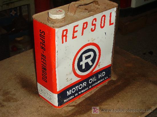 Automobili e Motociclette: LATA DE ACEITE REPSOL MOTOR OIL MP DE 5 LITROS.