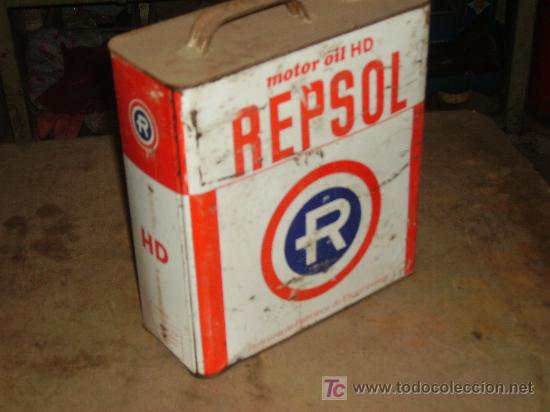 Automobili e Motociclette: LATA DE ACEITE REPSOL MOTOR OIL HD DE 5 LITROS.