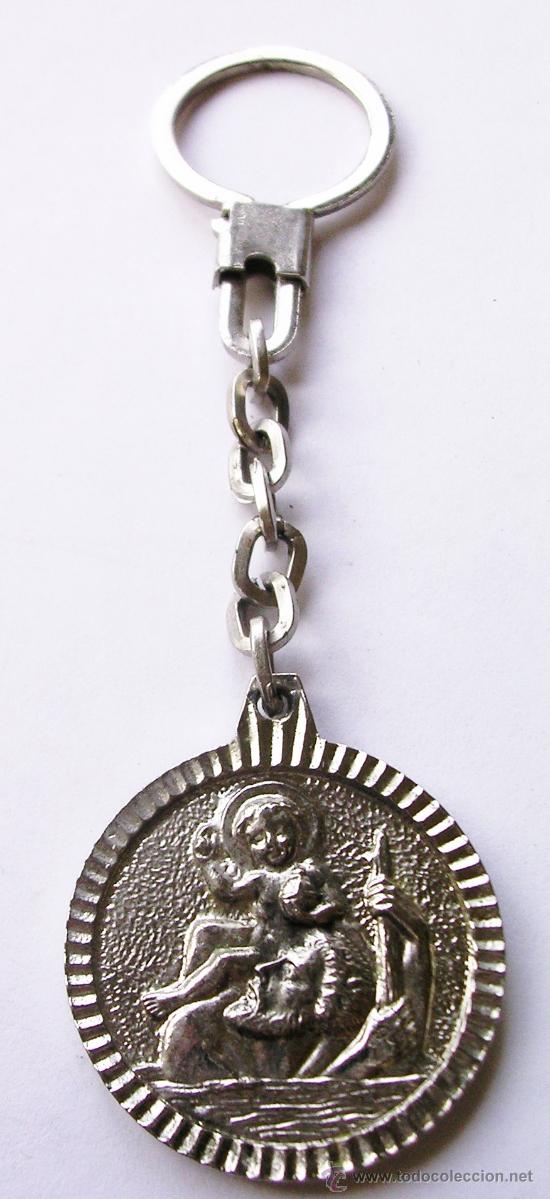 Coches y Motocicletas: LLAVERO PEUGEOT CONCESIONARIO F.G. PALENZUELA (TENERIFE) CON SAN CRIST&Oacute;BAL - A&Ntilde;OS 70