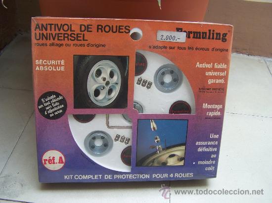 Coches y motocicletas: Kit antirrobo de ruedas - Foto 1