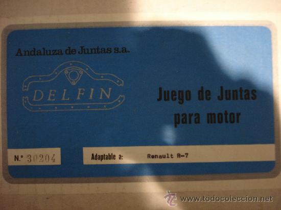 Voitures et Motocyclettes: Juego juntas Motor Renault 7
