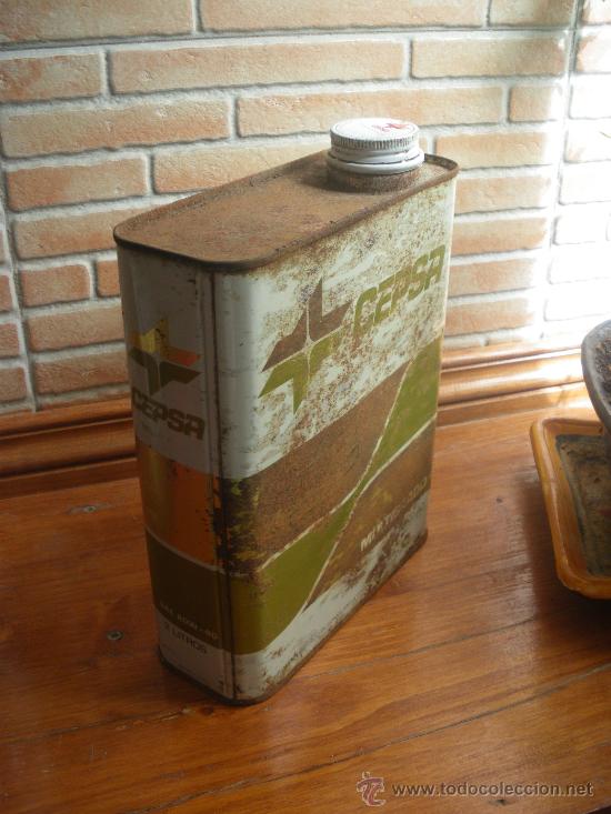 Coches y motocicletas: LATA DE ACEITE CEPSA MULTIGRADO, 2 LITROS. - Foto 2