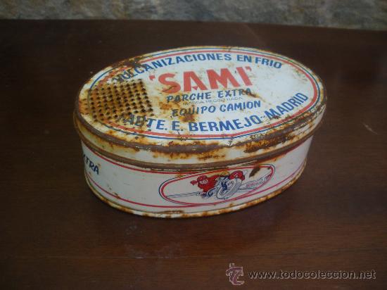 Automobili e Motociclette: VULCANIZACIONES EN FRIO, SAMI. PARCHE EXTRA EQUIPO CAMION. E BERMEJO, MADRID.