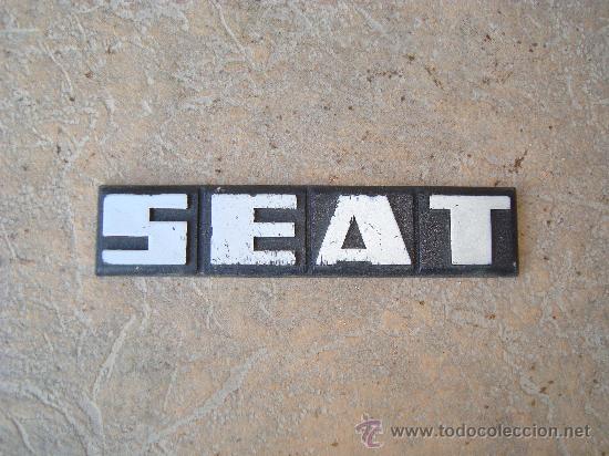 Coches y motocicletas: PLACA TRASERA SEAT. - Foto 1