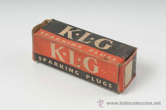Autos und Motorr&auml;der: Caja vac&iacute;a para bujia, K.L.G., London