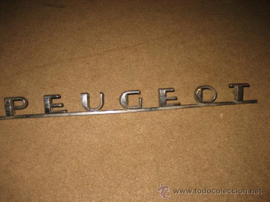 Coches y motocicletas: LETRAS DEL PEUGEOT - Foto 3