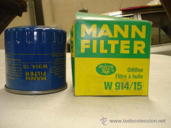 Coches y Motocicletas: Filtro Aceite MANN W914/15 para Citro&euml;n Visa,LNA,Talbot Samba
