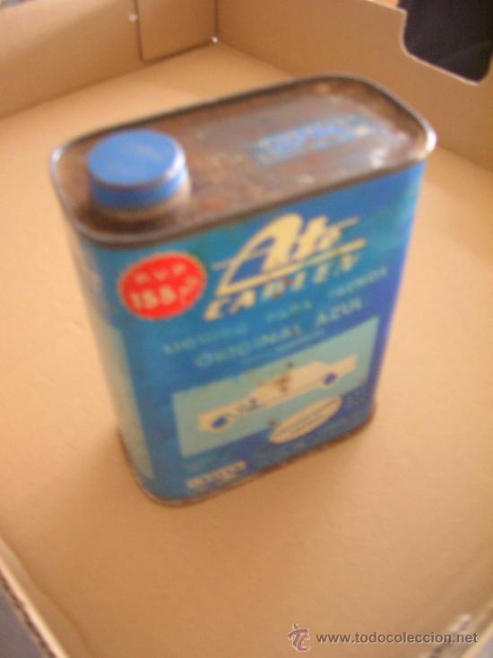 Automobili e Motociclette: Antigua lata de metal Ate Carlen. Liquido para frenos. Original azul. N&ordm; 2. Art. 124.