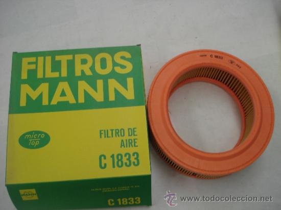 Autos und Motorr&auml;der: Filtro de Aire MANN C1833 para Ford Fiesta 1