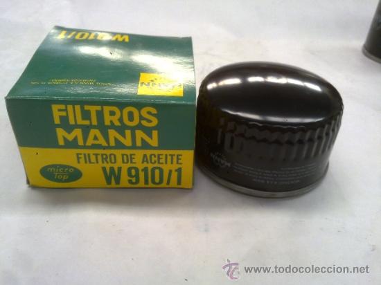 Autos und Motorr&auml;der: Filtro Aceite MANN W910/1 para Renault 4 y5