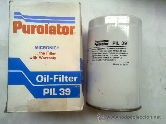 Coches y Motocicletas: Filtro Aceite Purolator Pil 39 Camiones Barreiros/Chrysler