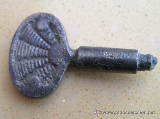 Autos und Motorr&auml;der: MUY RARA LLAVE SHELL.LOGOTIPO DE LOS PRIMEROS. 1900 .bRONCE.