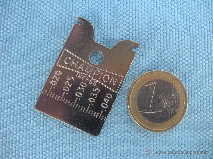 Autos und Motorr&auml;der: MEDIDOR DE BUJIAS CHAMPION EN MIL&Iacute;METROS Y PULGADAS