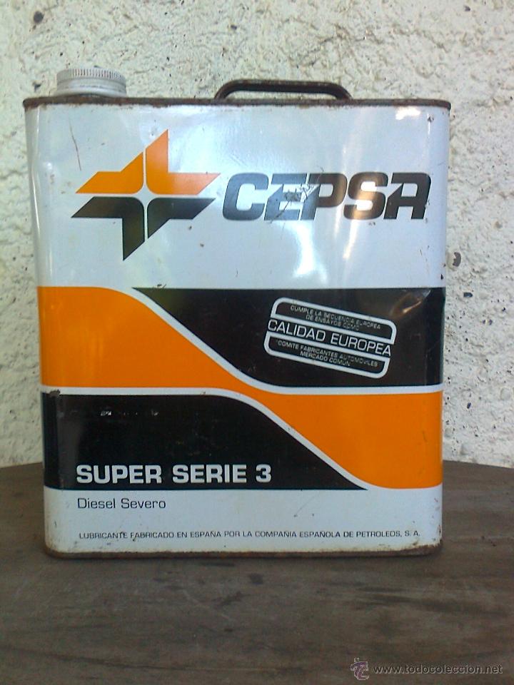 Autos und Motorr&auml;der: LATA DE ACEITE CEPSA SUPER SERIE 3 DIESEL SEVERO