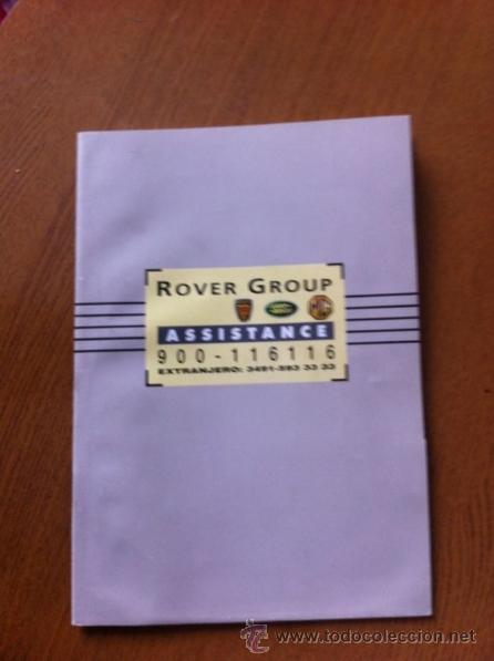 Automobili e Motociclette: Guia de Asistencia Grupo Rover