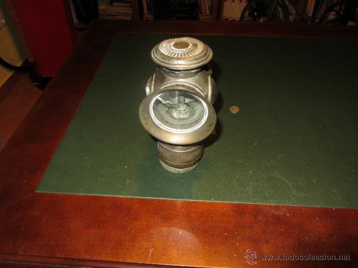 Automobili e Motociclette: FARO DE CARBURO PARA MOTOCICLETA EPOCA 1900 A 1930