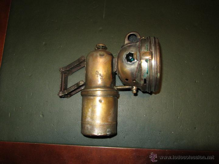 Automobili e Motociclette: FARO DE CARBURO MARCA LUXOR EPOCA 1900 A 1930