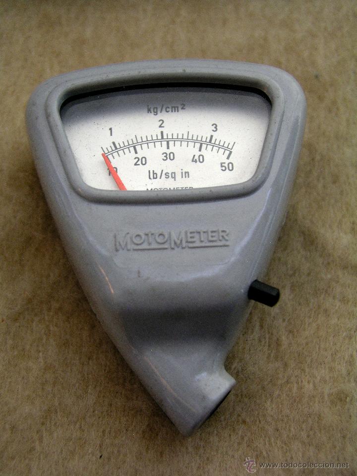 Manometro para medir la presion de neumaticos Motometer