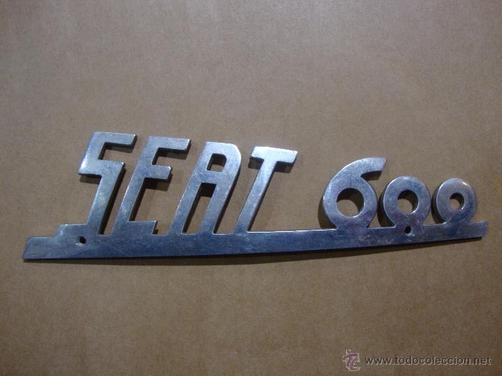 Autos und Motorr&auml;der: ANAGRAMA ORIGINAL SEAT 600 METALICO