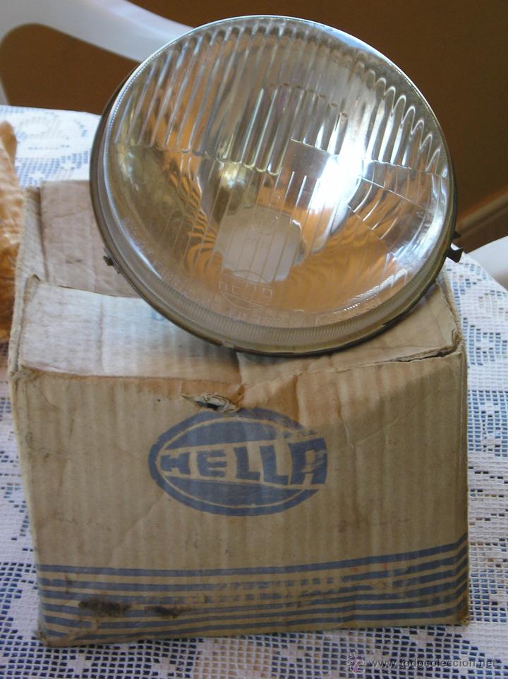 Automobili e Motociclette: **ANTIGUO FARO DE COCHE, -----600 o 124---NUEVO EN SU CAJA ORIGINAL,MARCA--HELLA--,