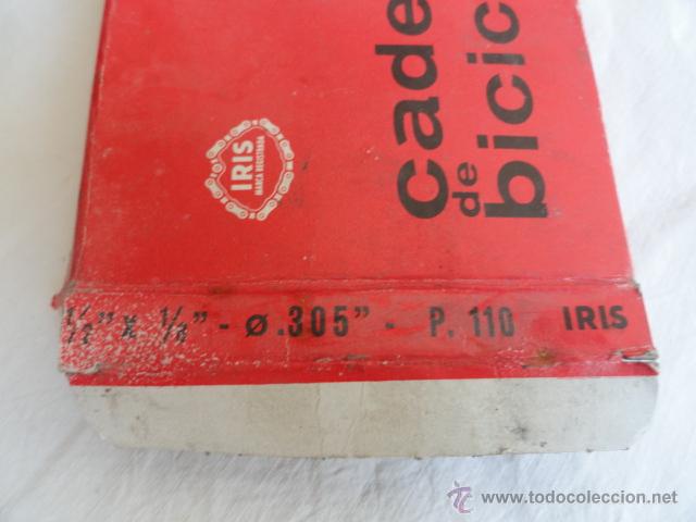 Coches y motocicletas: ANTIGUA CADENA DE BICICLETA MARCA IRIS. - Foto 4