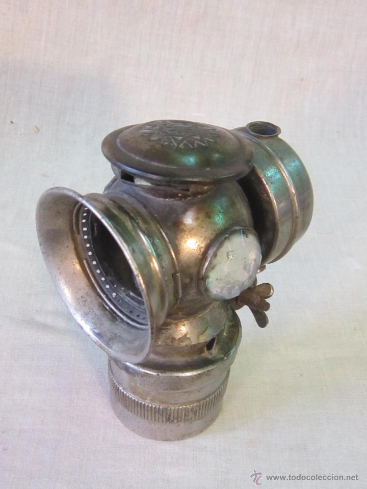 Coches y motocicletas: FAROL ANTIGUO DE BICICLETA - Foto 3