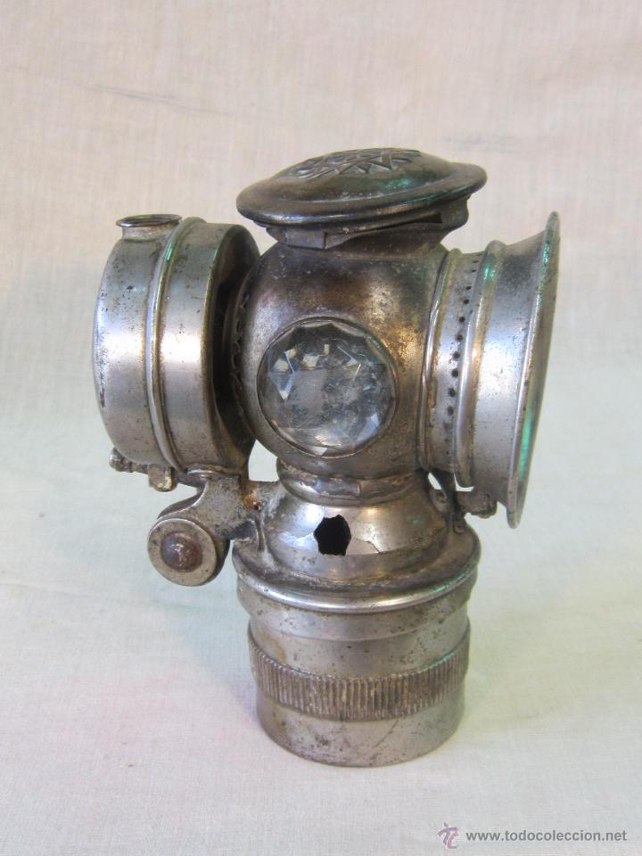Coches y motocicletas: FAROL ANTIGUO DE BICICLETA - Foto 6
