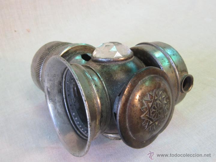 Coches y motocicletas: FAROL ANTIGUO DE BICICLETA - Foto 9