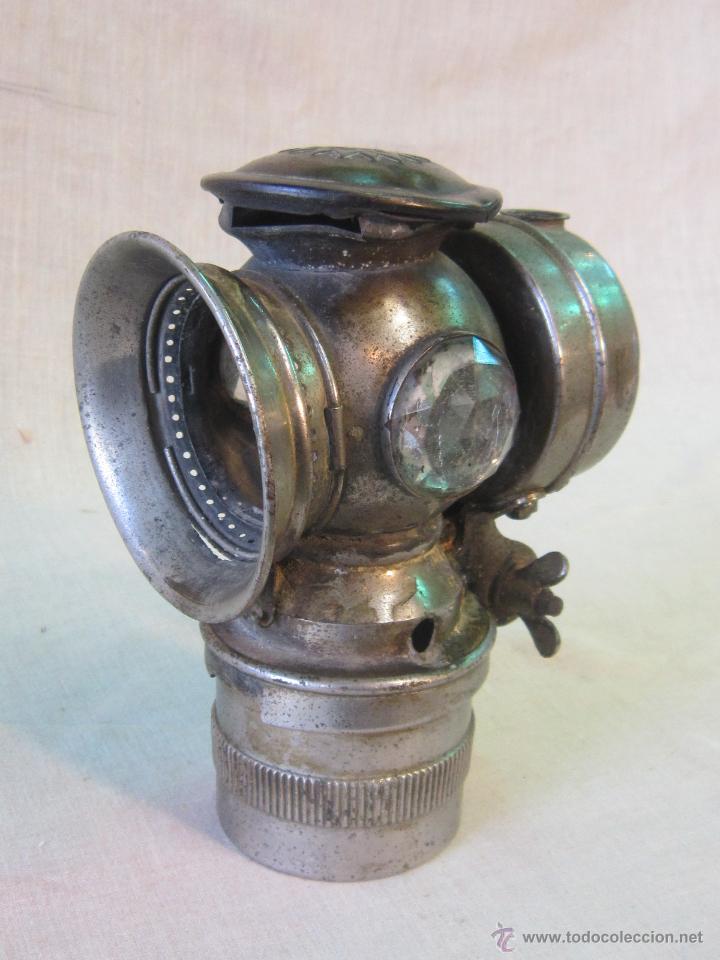 Coches y motocicletas: FAROL ANTIGUO DE BICICLETA - Foto 10