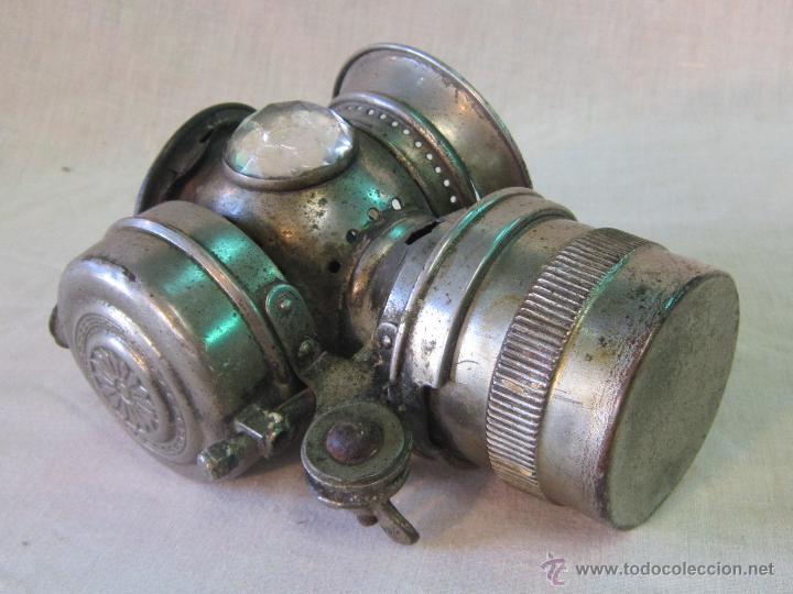Coches y motocicletas: FAROL ANTIGUO DE BICICLETA - Foto 15