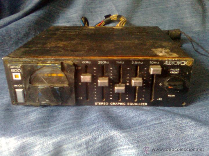 Autos und Motorr&auml;der: Ecualizador de coche Audiovox Amp-600 B a&ntilde;os 70&acute;s - impedance 4 in y 8 out. 12 voltios