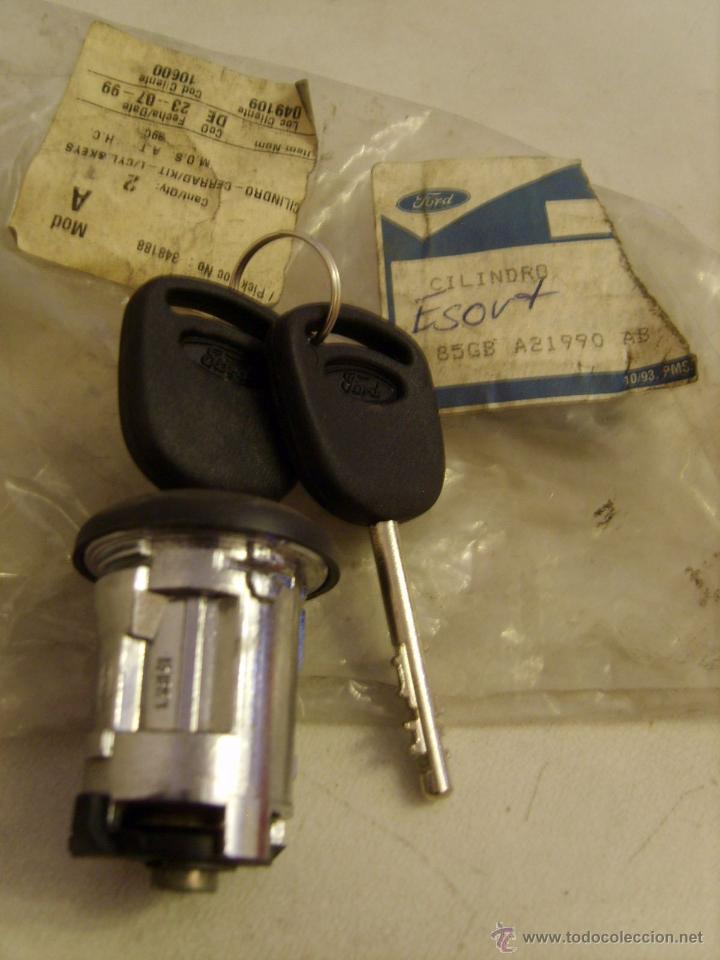 Autos und Motorr&auml;der: FORD - CILINDRO PUERTA + 2 LLAVES PN 85GB A21990 AB (FORD ESCORT)
