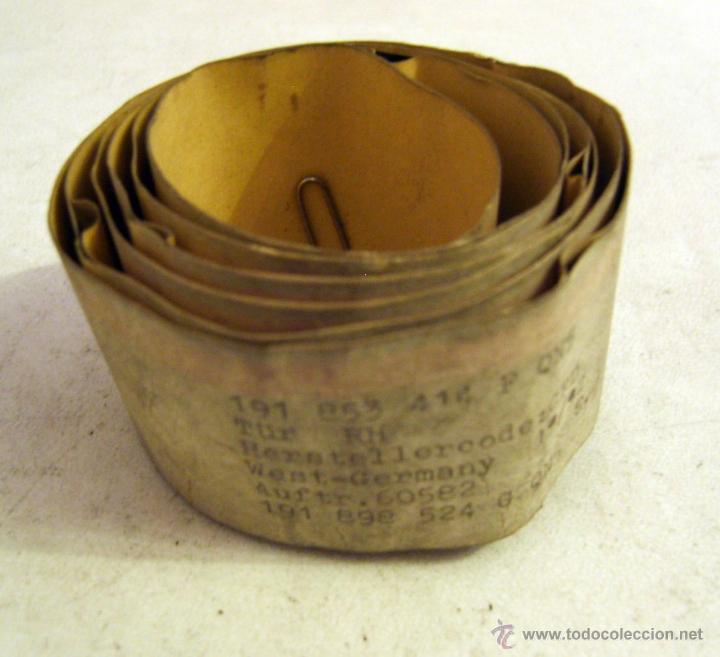 Autos und Motorr&auml;der: VW 191853414 F QN5 - TIRA EMBELLECEDORA PARA GUARDABARROS (JETTA MK2 , GOLF MK2)