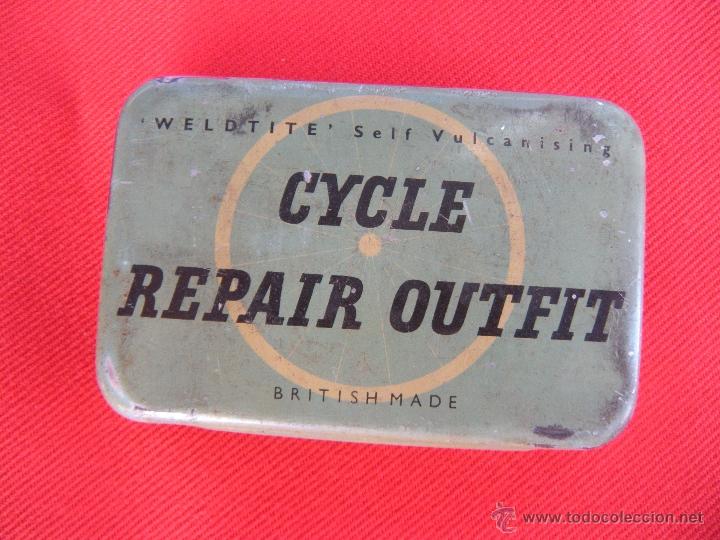 Coches y Motocicletas: ANTIGUA CAJA DE PARCHES BICICLETA MOTO,