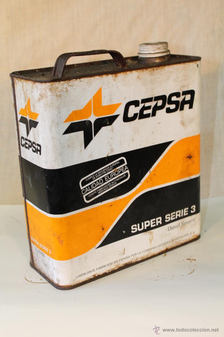 Coches y motocicletas: LATA DE 5L. ACEITE CEPSA - Foto 2