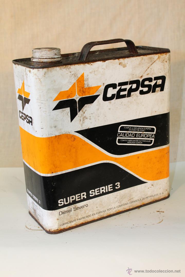 Coches y motocicletas: LATA DE 5L. ACEITE CEPSA - Foto 3