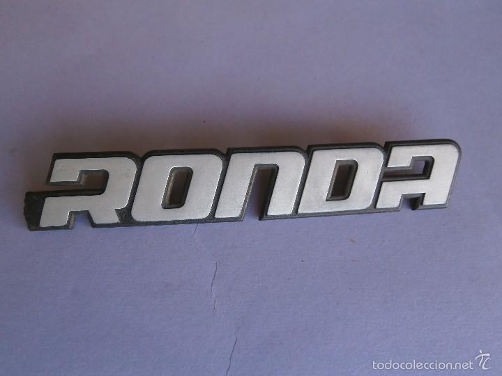 Coches y motocicletas: anagrama  ronda - Foto 1