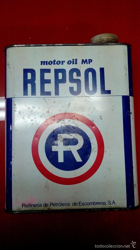 Coches y motocicletas: Lata aceite Repsol - Foto 1