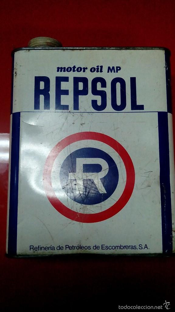 Coches y motocicletas: Lata aceite Repsol - Foto 3